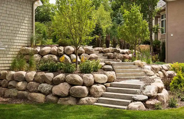 Stone Retaining Walls